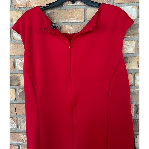 Red Barn Collection Women’s Plus Size Red and Black Lace Trim Dress   18W - Picture 6 of 7